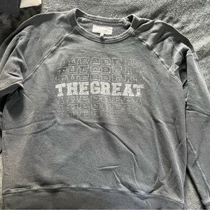 The Great. College sweatshirt size 1